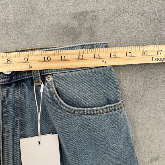 Won Hundred Kiri Wash 4 Denim Jeans Light Wash Wide Leg Made in Italy W28 L34 - Picture 16 of 16